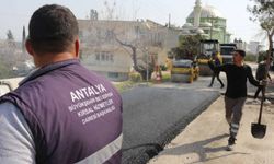Antalya kırsalına sıcak asfalt