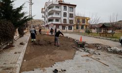 Nevşehir Belediyesi'nden bozuk yola müdahale