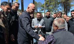 Bakan Soylu, Kahramanmaraş'ın Türkoğlu ilçesinde incelemelerde bulundu