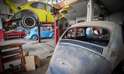 Bursalı rallici hobi garajında arkadaşlarının klasik araçlarına hayat veriyor
