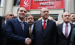 Erdoğan, Erbakan’ı ziyaret etti