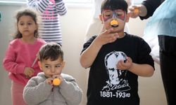 Edirne'de misafir edilen depremzede çocuklar oyunlarla eğlendi