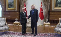 Erdoğan, Bahçeli ile Cumhurbaşkanlığı’nda bir araya geldi