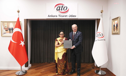 Sri Lanka’nın Ankara Büyükelçisi Dissanayake, ATO Başkanı Baran’ı ziyaret etti