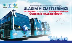 Tekirdağ Büyükşehir’den kentteki depremzedelere ücretsiz ulaşım hizmeti