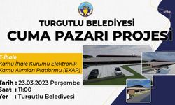 Turgutlu Belediyesi, Cuma Pazarı Projesi’nde yeniden ihaleye çıkıyor