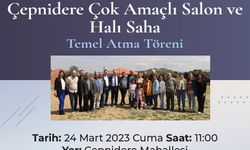 Turgutlu’da ‘Çepnidere Çok Amaçlı Etkinlik Salonu’ ile ‘Halı Saha Salonu’ projelerinin temeli atılıyor 