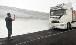 Ardahan'daki Bülbülan Geçidi'nde kar, tipi ve sis ulaşımı aksattı