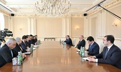Azerbaycan Cumhurbaşkanı Aliyev, İsrail Dışişleri Bakanı Cohen'i kabul etti