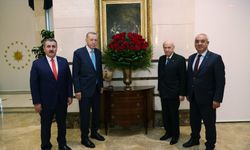 Bahçeli, Destici ve Aksakal'dan, Erdoğan’a “Geçmiş olsun” ziyareti