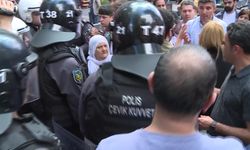 Diyarbakır merkezli 21 ildeki gözaltılara yönelik protestoya polis müdahale etti