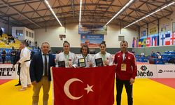Ümit milli judocular, Avrupa Kupası'nda 2'si altın 3 madalya kazandı