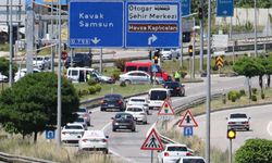 Ankara-Samsun kara yolunda trafik yoğunluğu başladı