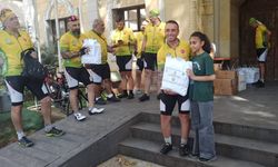 Bisikletçiler, "Glütensiz Yaşam Turu" kapsamında Osmaniye’ye ulaştı