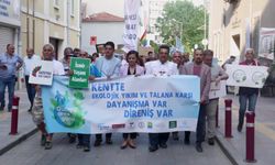 İzmir’de çevre sorunlarına farkındalık yürüyüşü ile dikkat çekildi