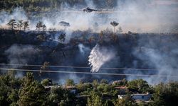 Mersin Gülnar'daki orman yangınına müdahale sürüyor