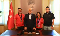 Muğla’nın gururu okçulardan Başkan Gürün'e ziyaret