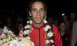Avrupa şampiyonu milli atlet Dilek Koçak, memleketi Erzurum'da coşkuyla karşılandı