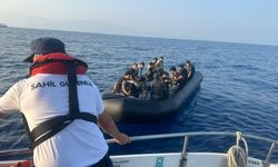 Datça açıklarında 23 düzensiz göçmen kurtarıldı