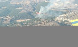 İzmir Kınık'ta orman yangını çıktı