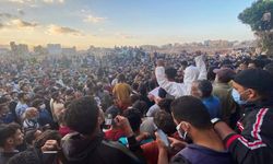 Selin vurduğu Libya'da halk sokağa çıktı