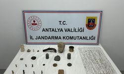 Antalya'da tarihi eser operasyonunda heykeller ele geçirildi