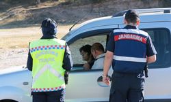Bolu'da kural ihlali yapan sürücüler "cayrokopter" ile tespit edildi
