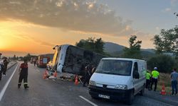 Denizli'de kum yüklü kamyonun çarptığı otobüsteki 6 kişi öldü