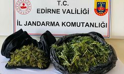 Edirne'de 6 kilo 938 gram esrar ele geçirildi