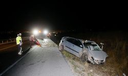 Eskişehir'de yolcu otobüsü ile otomobilin çarpışması sonucu 1 kişi öldü