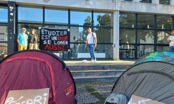 Fransa'da öğrenciler Meclis'in önüne çadır kurdu: Barınamıyoruz