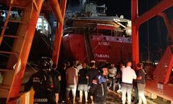 Tuzla'da tersanede bakıma alınan bir gemide yangın çıktı