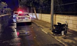 Mersin'de devrilen motosikletteki 1 kişi öldü, 1 kişi yaralandı