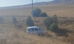 Sivas'ta devrilen hafif ticari araçtaki 4 kişi yaralandı