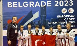 Avrupa Yıldızlar Tekvando Şampiyonası'nın ilk gününde milli sporcular 7 madalya kazandı