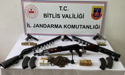 Bitlis'te sosyal medyadan silahlı görüntü paylaşanlara yönelik operasyonda 3 şüpheli yakalandı