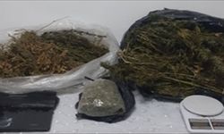 Denizli'de uyuşturucu operasyonunda 11 kilo 500 gram esrar ele geçirildi