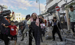 İsrail'in Gazze'ye yönelik saldırılarında katledilenler Madrid'de anıldı