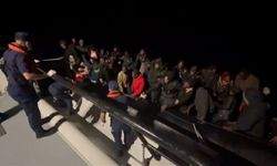 Marmaris açıklarında 47 düzensiz göçmen kurtarıldı