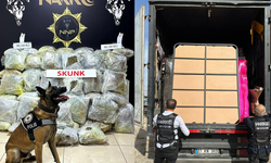 Nevşehir'de nakliye kamyonunda 98 kilogram uyuşturucu ele geçirildi
