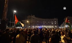 Roma'da İsrail'in Gazze'deki saldırıları protesto edildi