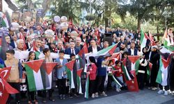 Trabzon'da Filistin'e destek gösterisi yapıldı