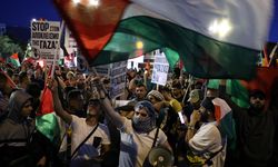 Yunanistan'da Filistin'e destek gösterisi düzenlendi