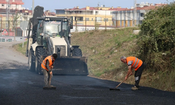 Atakum Belediyesi asfaltlama çalışmalarına devam ediyor