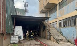 Başakşehir'de bisiklet fabrikasında yangın çıktı