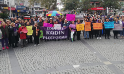 Edremit Kadın Platformu 25 Kasım'da alanlardaydı