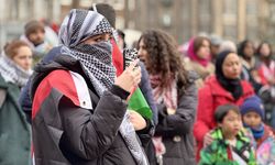 Hollanda'da 'Gazze'de kalıcı ateşkes' için eylem