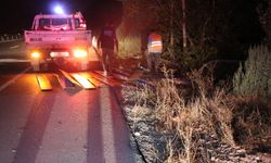 Isparta'da otomobilin şarampole devrildiği kazada 2 kişi yaralandı