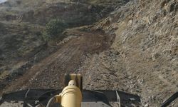 Siirt'te heyelan nedeniyle kapanan köy yolları ulaşıma açıldı