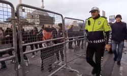 Mecidiyeköy'deki yürüyüş için Taksim'i kapattılar